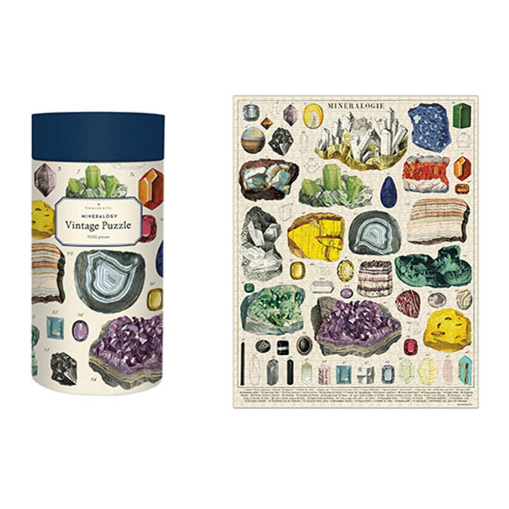 Cavallini, Puzzle, Gifts, Jigsaw, 1000 piece, Minerology, 416522